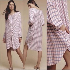 Anthropologie Saturday Sunday plaid tunic dress